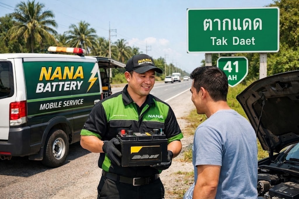 บริการแบตเตอรี่ ตากแดด ชุมพร สายเอเชีย 41